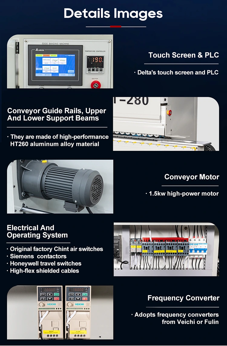 Stable Running BT-280 10-60mm Panel Thickness Edge Banding Machine for Panel Processing Stable Running BT-280 10-60mm Panel Thickness Edge Banding Machine for Panel Processing