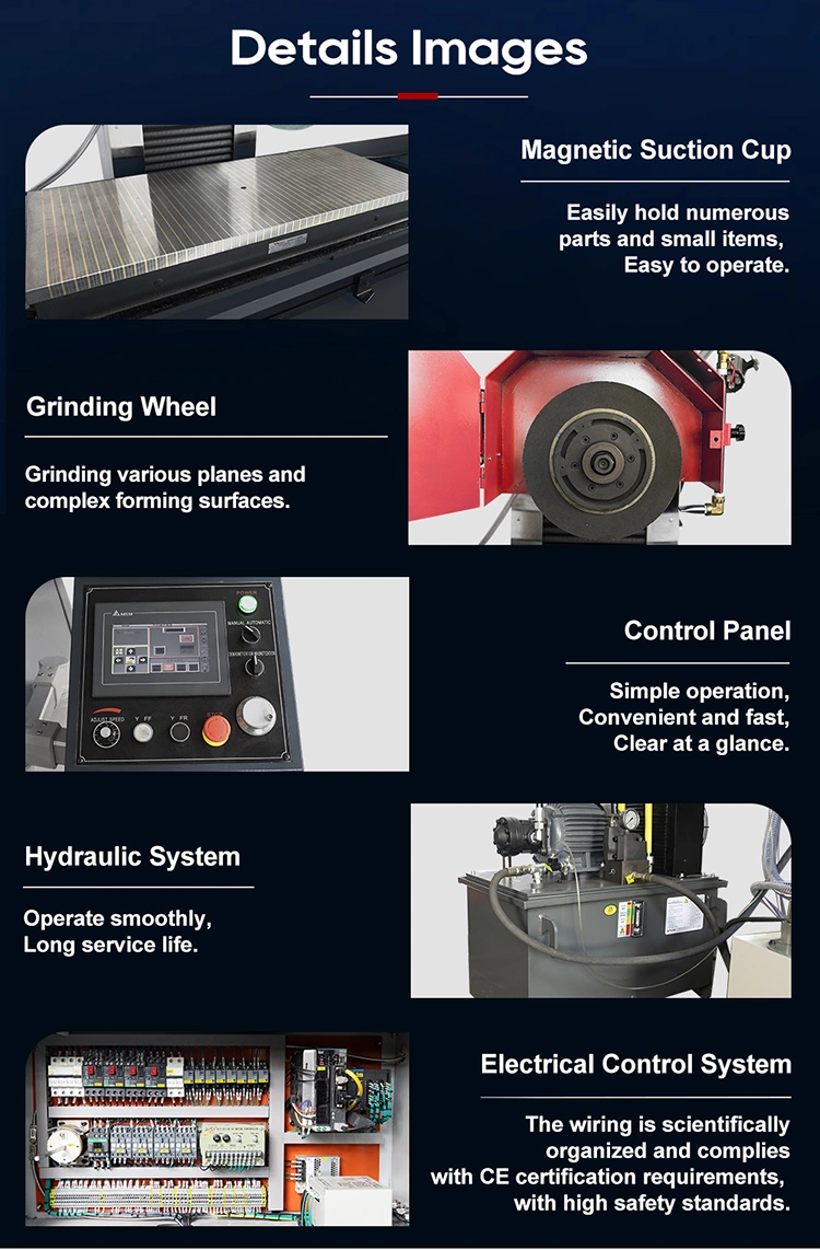 Floor-type SGA40100AHD 1130mm Max. Longitudinal Travel Surface Grinder for Production Line Polishing Operation