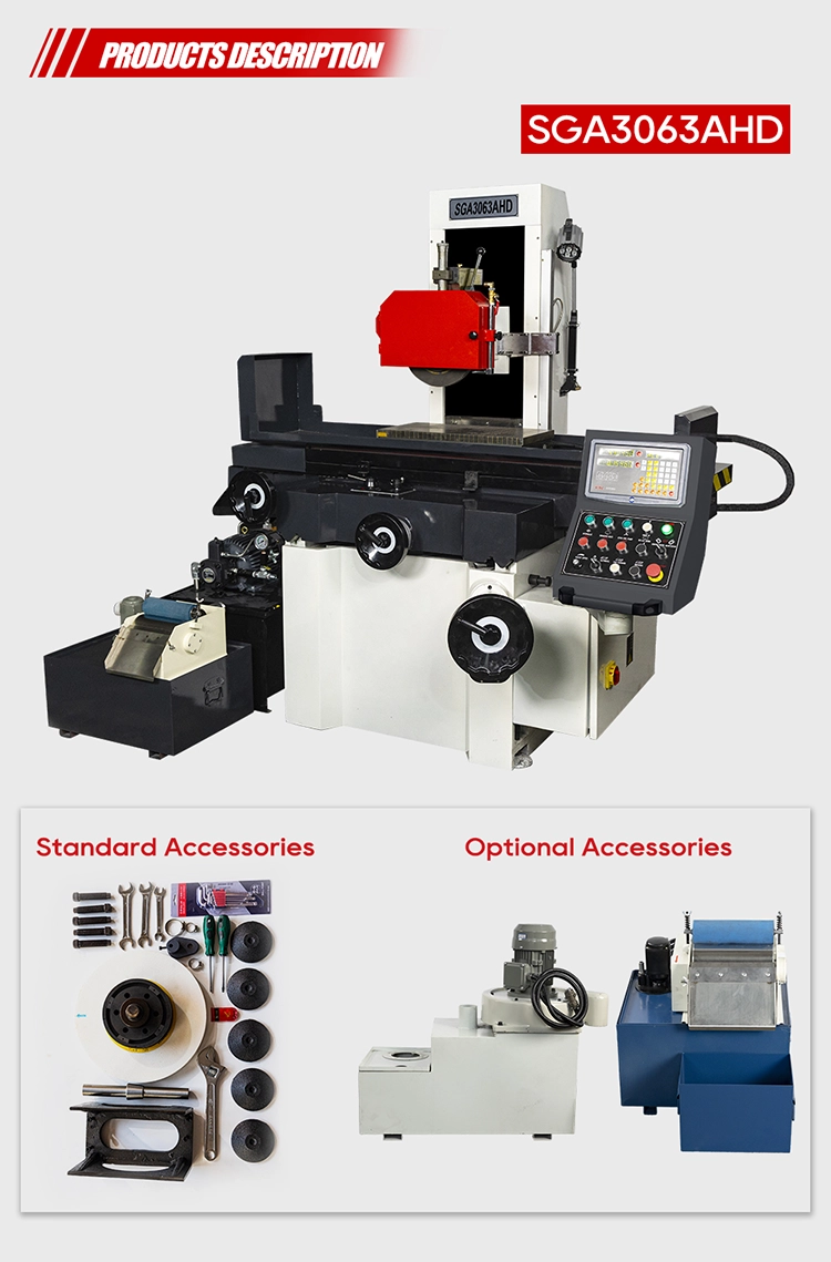 Fine-adjustment SGA3063AHD 600x300mm Sucker Size Accurate Surface Grinder for Precision Measuring Tool Accessories Processing