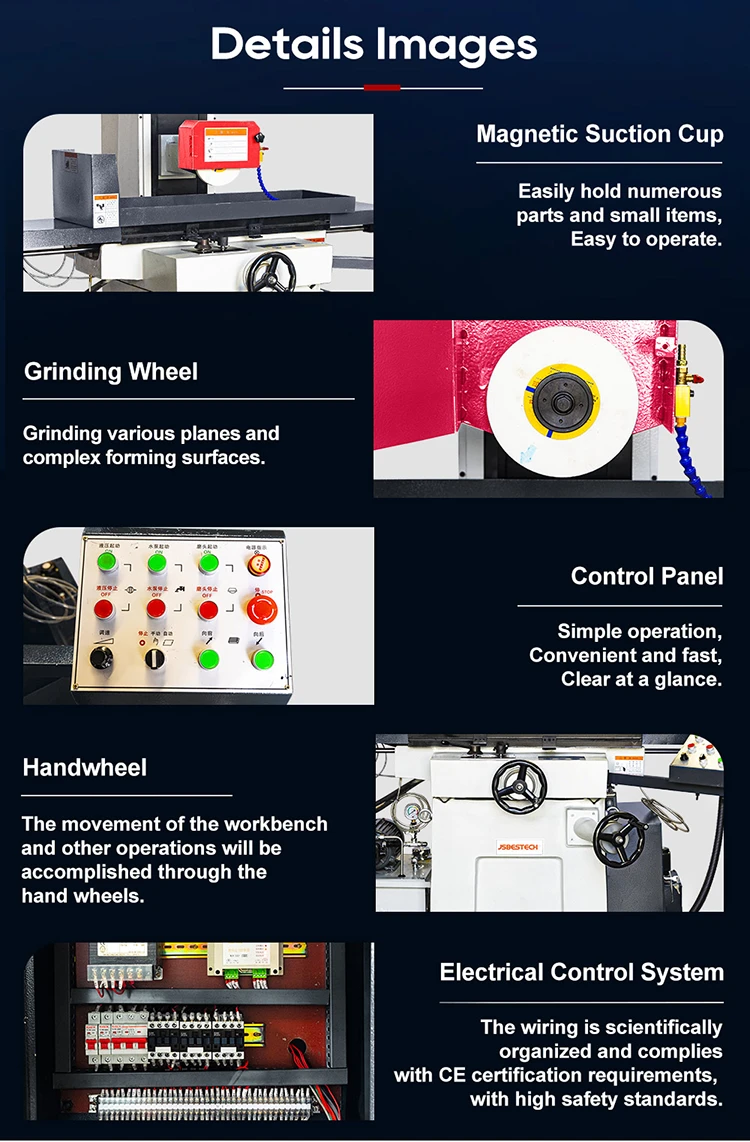 Energy-saving Max. Distance from Table to Spindle Center 450mm MY1022 Surface Grinder for Tool Sharpening