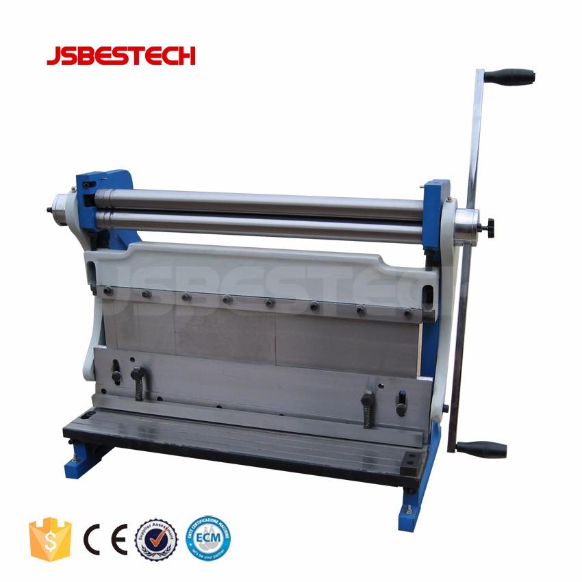 3-in-1 Manual Combination of Shear Brake and Roll Machine 