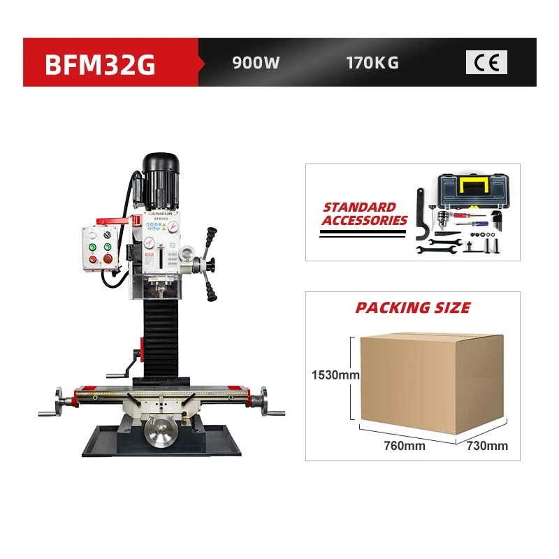 BFM32G China High Quality Universal Industrial Bench Type Small Milling and Drilling Machine - Image 2