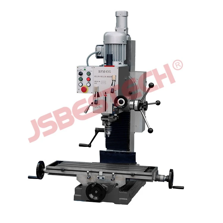 BFM45G Drilling Milling Machine Mill Drill Tool Vertical Metal Cutting Tapping Manual Product - Image 1