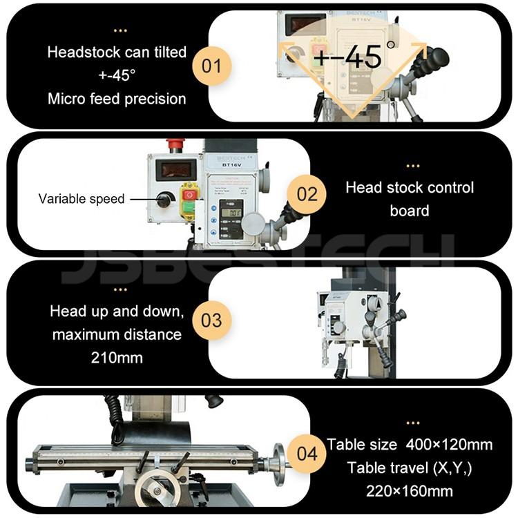 BT16V Drilling Milling Machine - Image 3