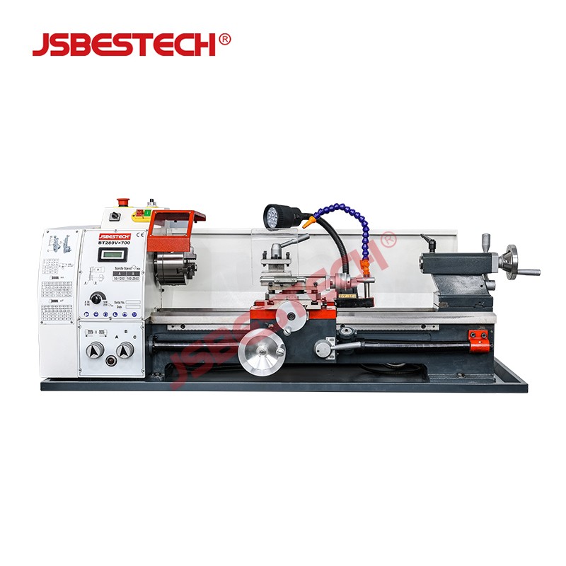 BT280V Competitive price mini torno lathe machine with threading dial - Image 1