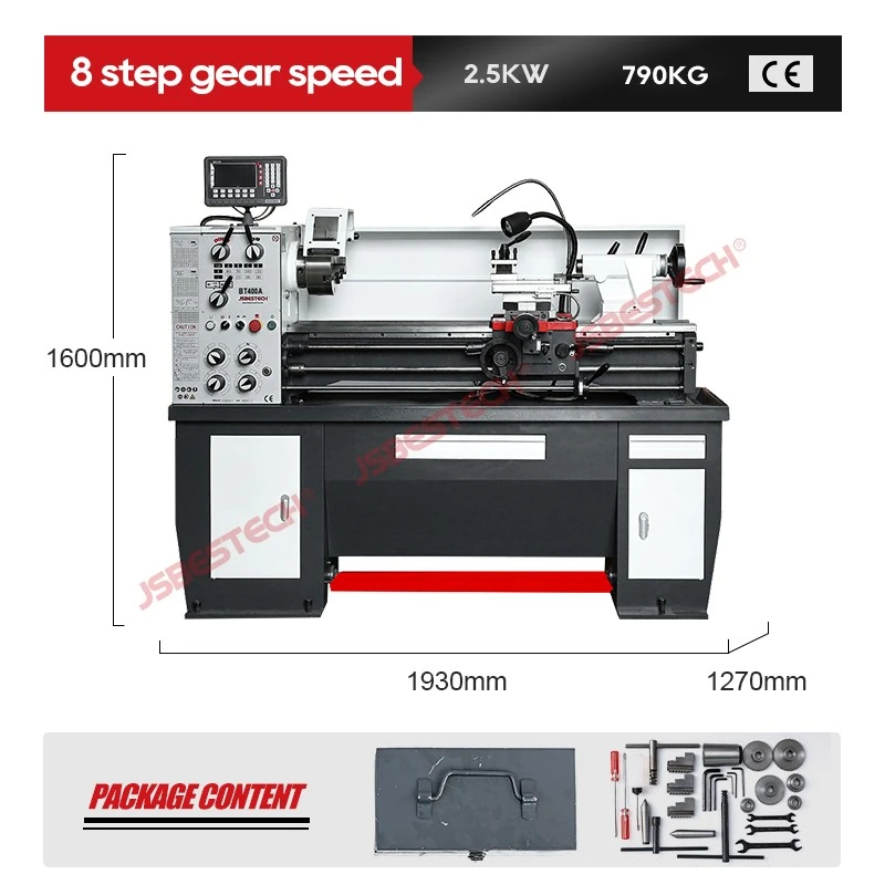BT400A Heavy duty metal torno lathe machine - Image 2