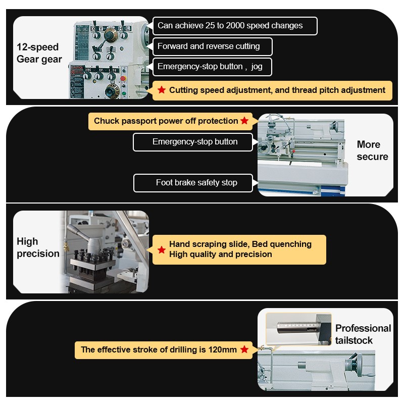 BT410A Manual Lathe Machine - Image 2