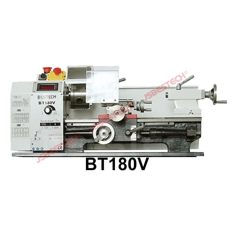 BT180V 110V or 220V single phase Durable brushless motor mini bench lathe machine