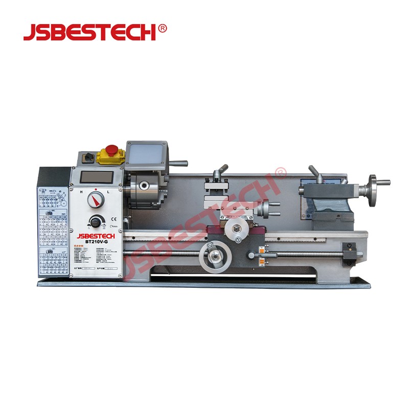 BT210V-G Small mini metal 210mm 600W lathe machine - Image 1