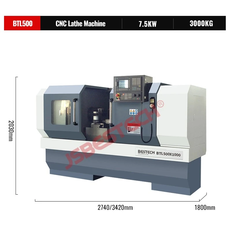 For sale in Italy BTL500 fanuc control cheap price new cnc lathe machine - Image 2