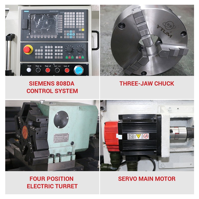For sale in Italy BTL500 fanuc control cheap price new cnc lathe machine - Image 3
