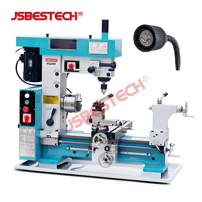 HQ500 420mm Swing Over Bed Multipurpose Turn Mini Lathe Mill Lathe Mill Combo - Image 2