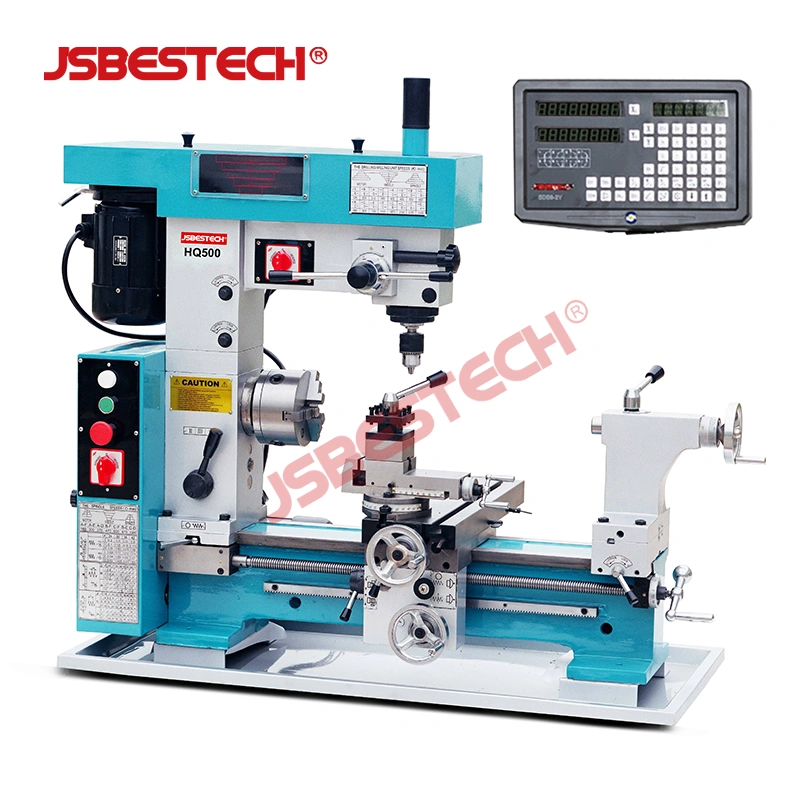 HQ500 420mm Swing Over Bed Multipurpose Turn Mini Lathe Mill Lathe Mill Combo - Image 3