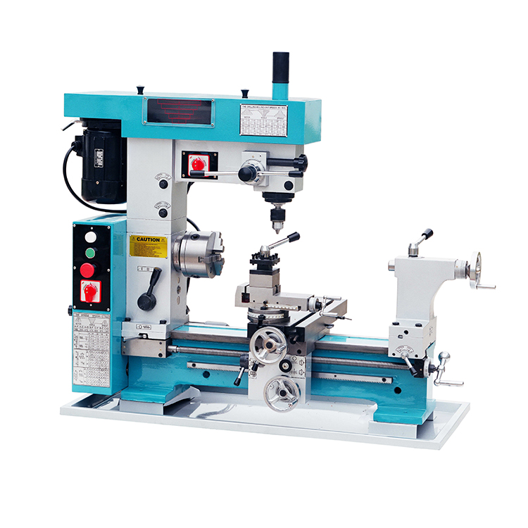 HQ500 420mm Swing Over Bed Multipurpose Turn Mini Lathe Mill Lathe Mill Combo