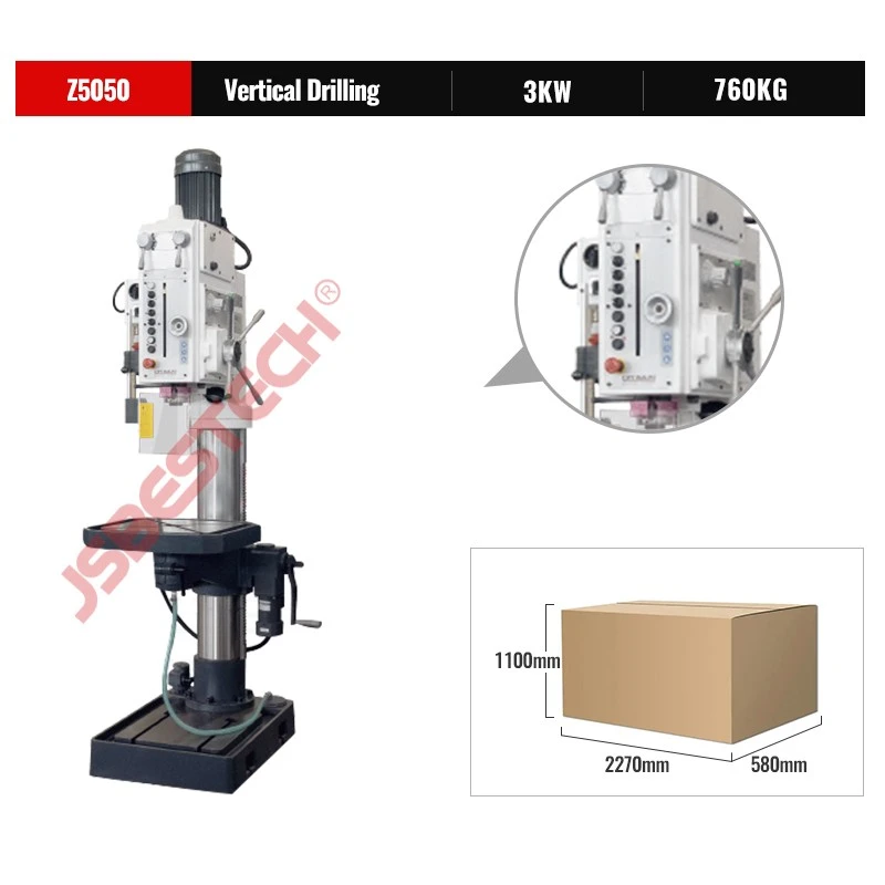Z5050 Heavy Duty Pillar Drilling Machine - Image 2