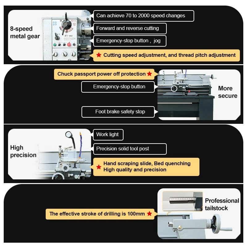 BT360 High Precision Automatic Bench Lathe - Image 2