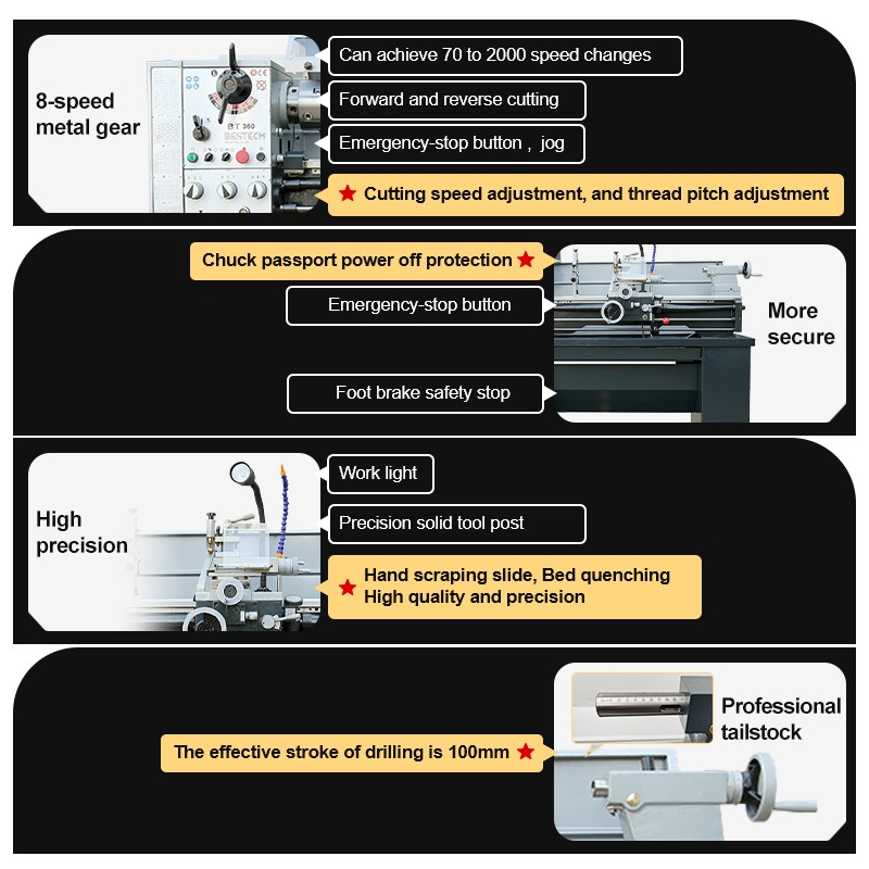 BT360 High Precision Automatic Bench Lathe - Image 2