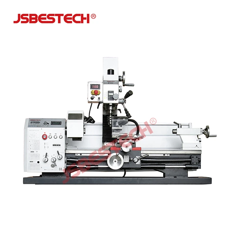 BTP300F 1.5kw mini manual combo lathe milling machine