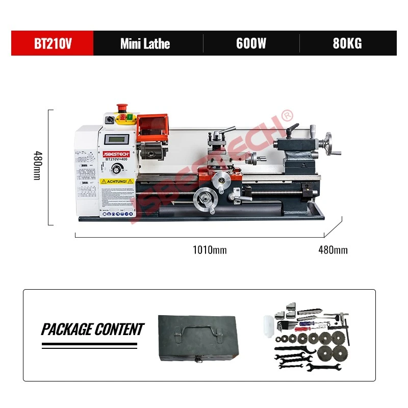 For sale BT210V light duty mini small universal lathe machine - Image 2