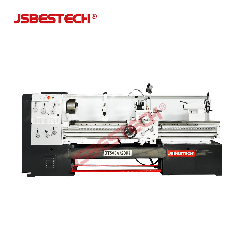 BT500A 5.5KW heavy duty lathe machines metal dro