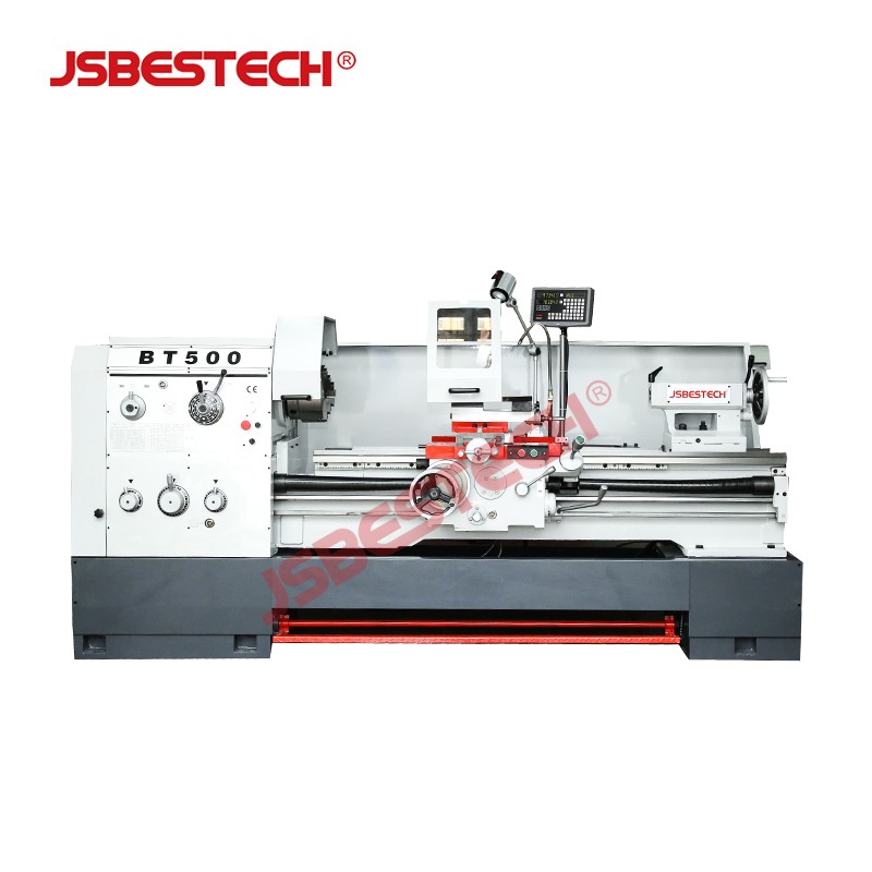 BT500 105mm Horizontal metal lathe machine with big spindle bore - Image 1