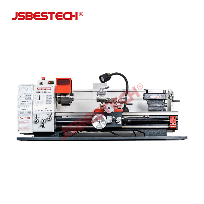 With 182mm harden bedway BT290 low price mini bench lathe machine  