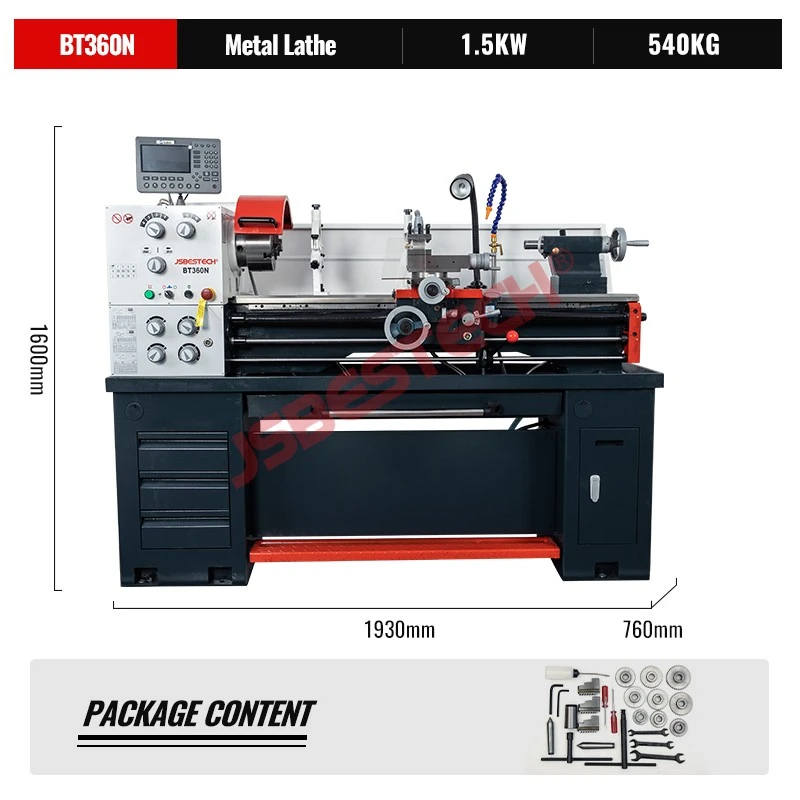 BT360N High quality 360mm manual lathe machine - Image 2