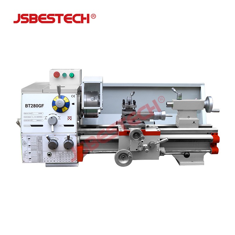 BT280GF Bench 8 Step Belt Speed Lathe Machine - Image 1