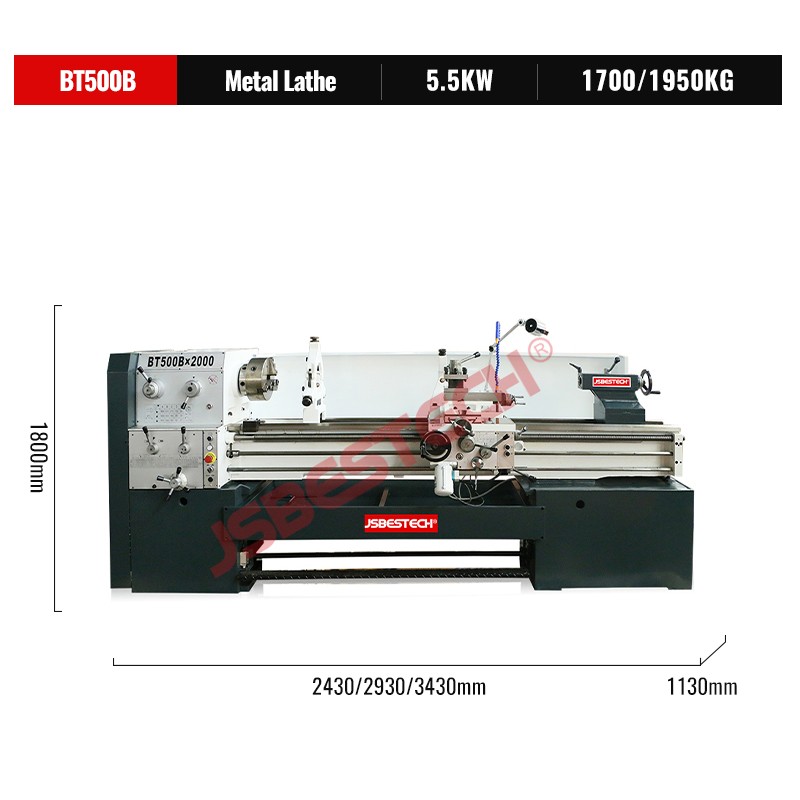 BT500B Heavy duty lathe machine price programmable lathe - Image 2