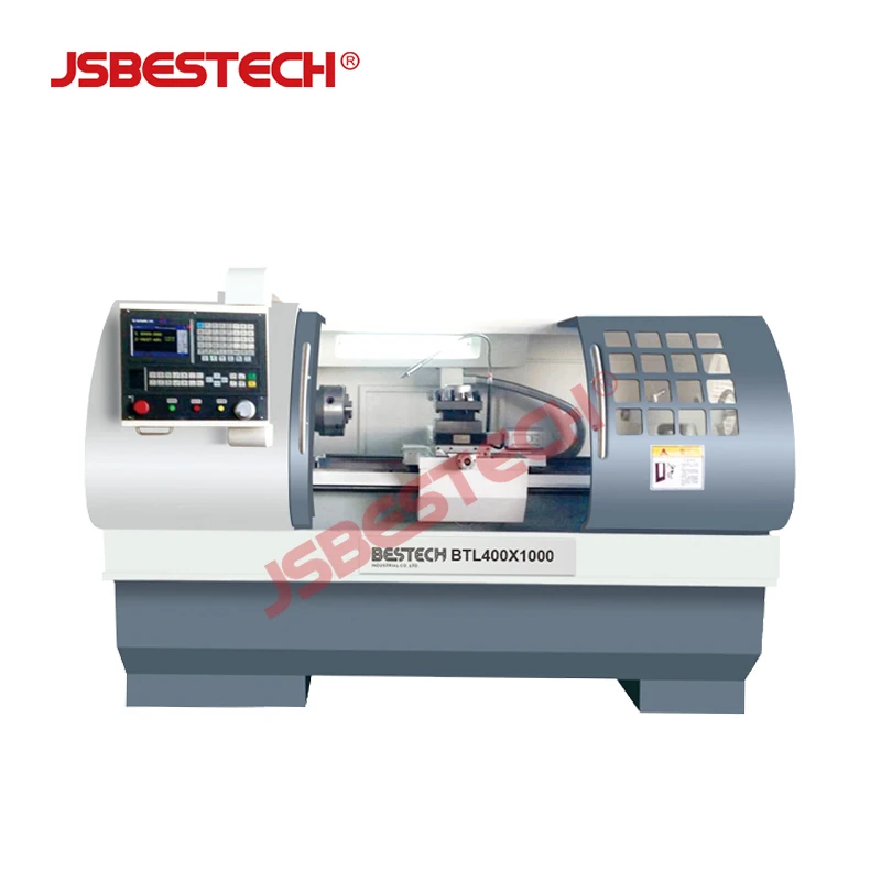 with bar feeder BTL460 60mm spindle bore CNC lathe machine
