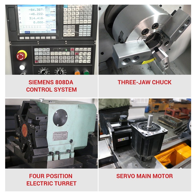 with bar feeder BTL460 60mm spindle bore CNC lathe machine - Image 3